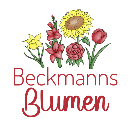 Das Logo von Beckmanns Blumen.